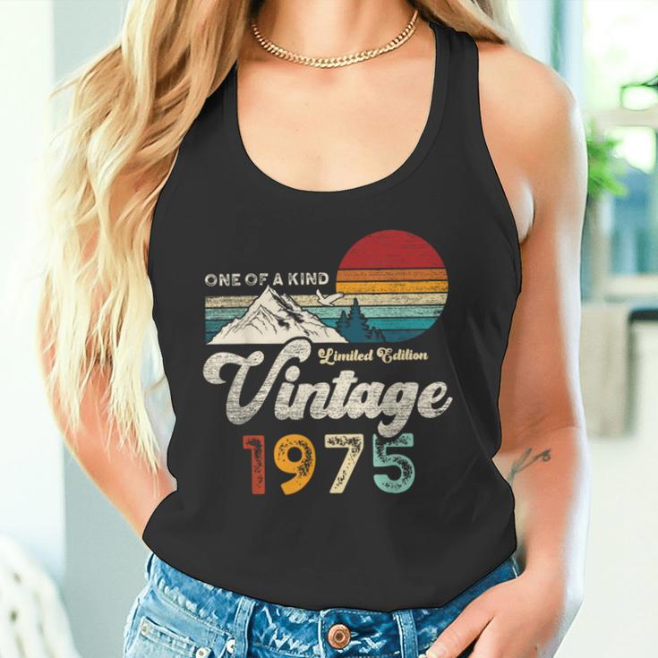 Vintage 1975 Montañas Águila Retro 50 Cumpleaños Camiseta sin mangas ...