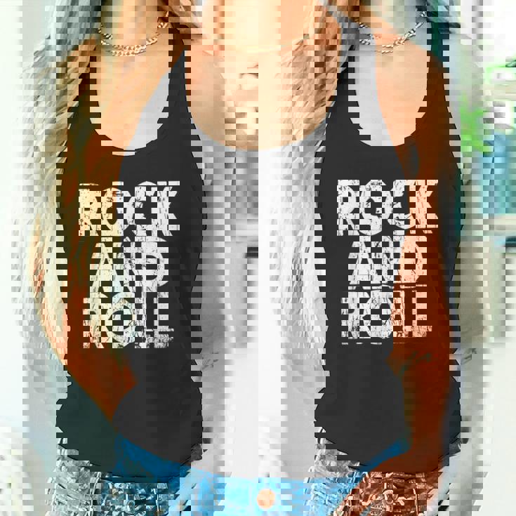 Vintage Grunge Old Rock & Roll Music Rock And Roll タンクトップ