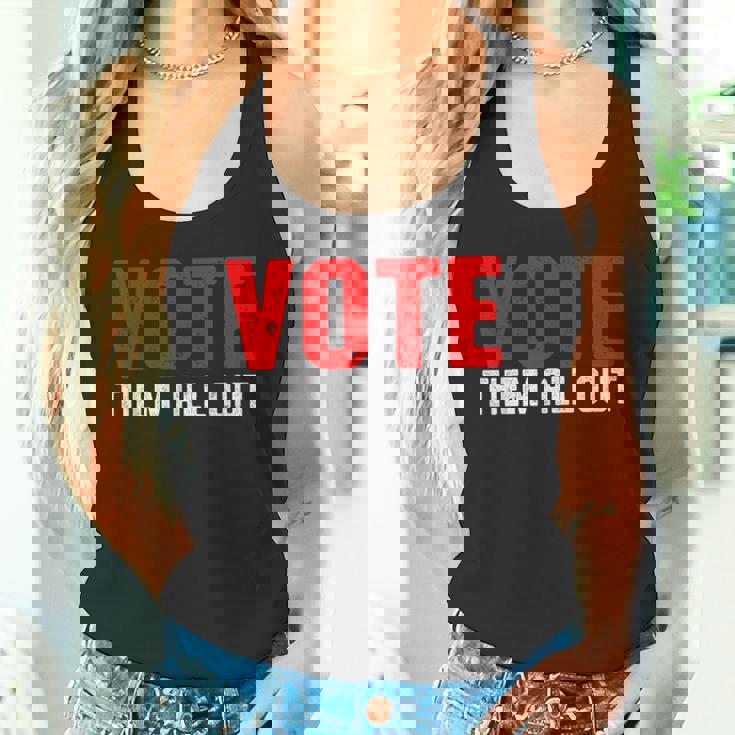 Vote Them All Out 投票 タンクトップ