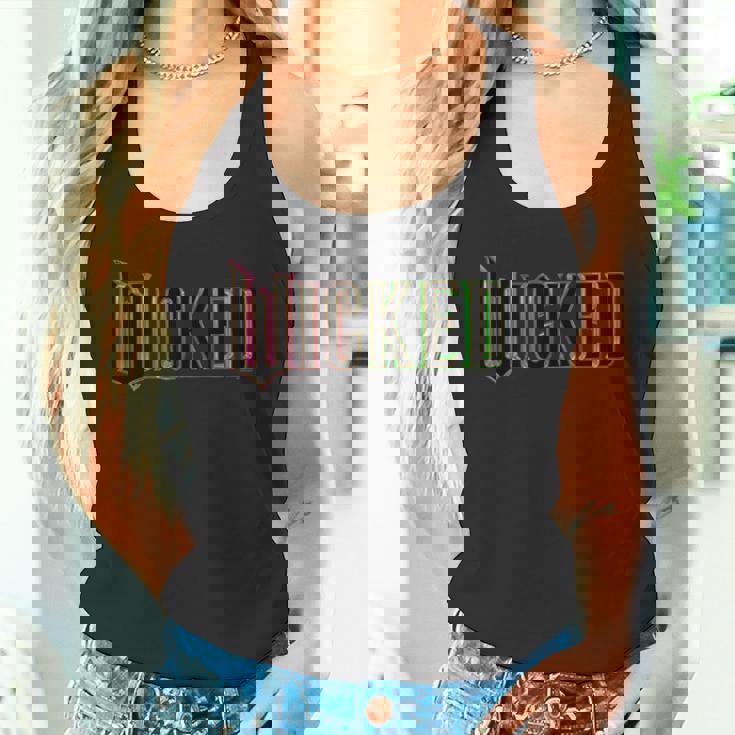 Wicked Pink And Green ロゴ タンクトップ