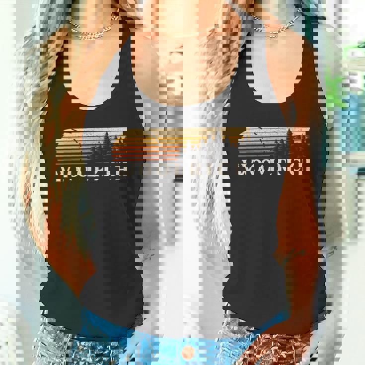 Woolrich Pa ヴィンテージ エバーグリーン サンセット 80年代 レトロ タンクトップ