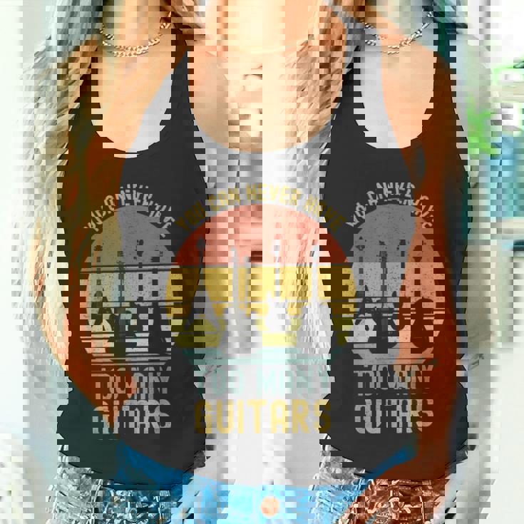 You Can Never Have Too Many Guitars シャツ ミュージック 面白い タンクトップ