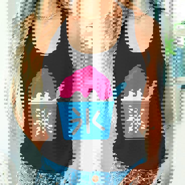 【かき氷】お祭り かきごおり 食べ物 夏服 可愛い 面白い おもしろ シンプル ウケ狙い メンズ キッズ レディース タンクトップ