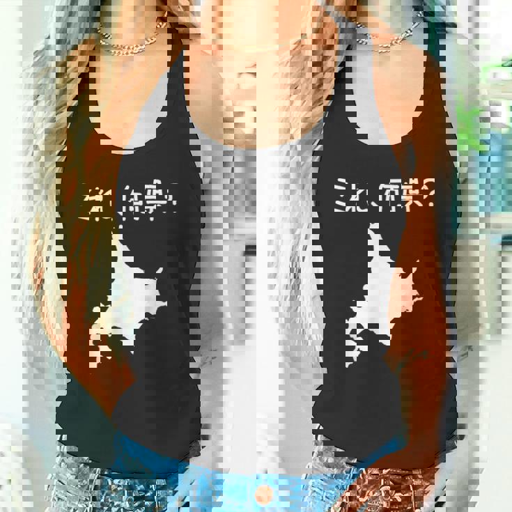 【これ、何県？】北海道 都道府県 クイズ 小学生 遊び心 パズル 地図 シルエット 地理 先生 おもしろ 面白い ネタ タンクトップ