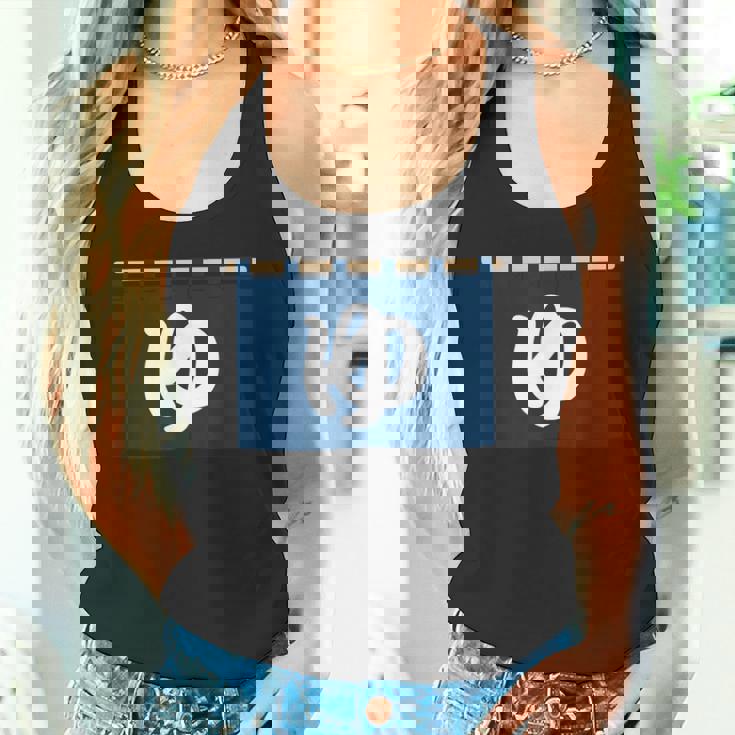 【湯のれん】紺 銭湯 温泉 お風呂 サウナ 日本 お土産 和柄 おもしろ 面白い 文字入り ネタ ウケ狙い 可愛い タンクトップ