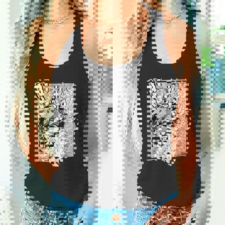 【百鬼あやめ】『ヤマト神想怪異譚』漫画コマtシャツ（本人セレクト 日本語） タンクトップ