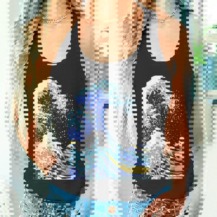 【神奈川沖浪裏】葛飾北斎 和柄 日本のお土産 贈り物 ギフト タンクトップ