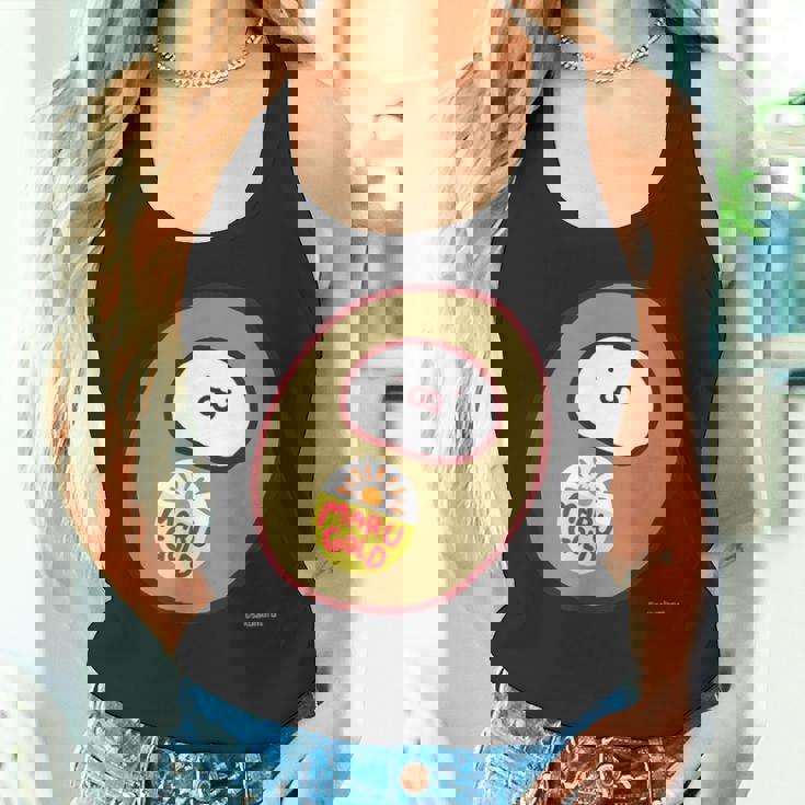 うさまる キウイまる ダークカラー タンクトップ