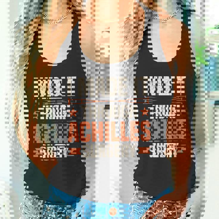 おかしな手術 サバイバー デザイン リカバリー アキレス手術 タンクトップ