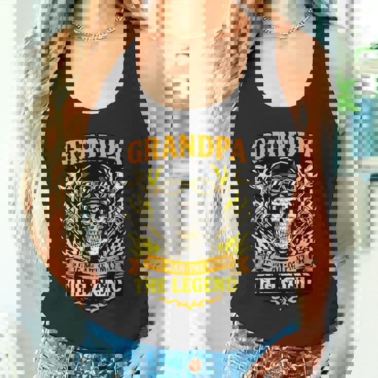 おじいちゃん ザ・マン 神話 おじいちゃんバイクの伝説 タンクトップ