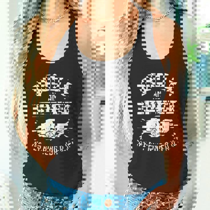 おじさんと甥っ子の一生の友 タンクトップ