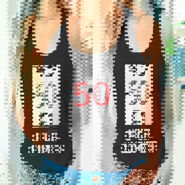 おもしろい 50歳の誕生日 オールドメーター 50歳 50歳 誕生日 50歳 50歳 タンクトップ