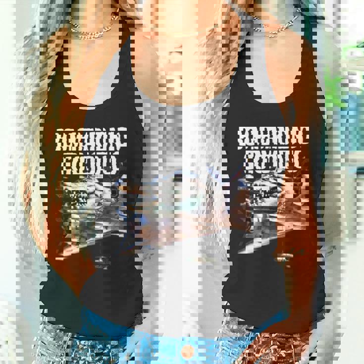 おもしろい ボンバルディーノ クロコディロ イタリア Ai 動物 ブレイン ミーム タンクトップ