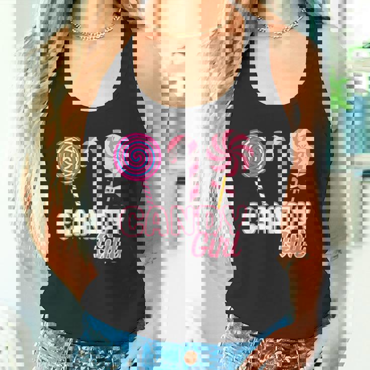 おもしろロリポップ アート キャンディ ロリポップ 恋人 メンズ レディース キッズ タンクトップ