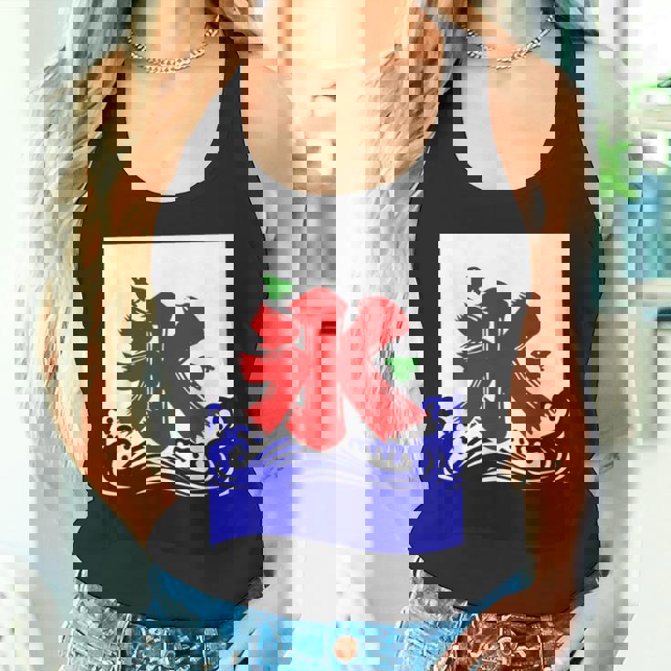 かきごり 日本のこりちどり かき氷サインtシャツ タンクトップ