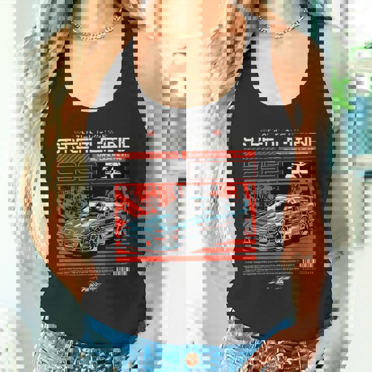 かっこいい レトロ ヴィンテージ ジャパニーズjdm 東京ジャパン ドリフト レースカー タンクトップ