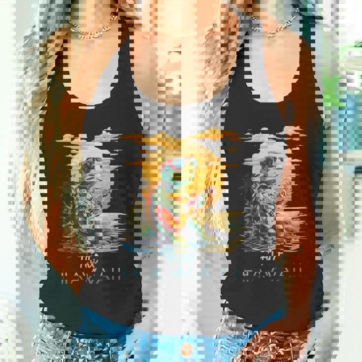 かわいい トロピカル ヒロ ハワイ ウミガメ お土産 タンクトップ