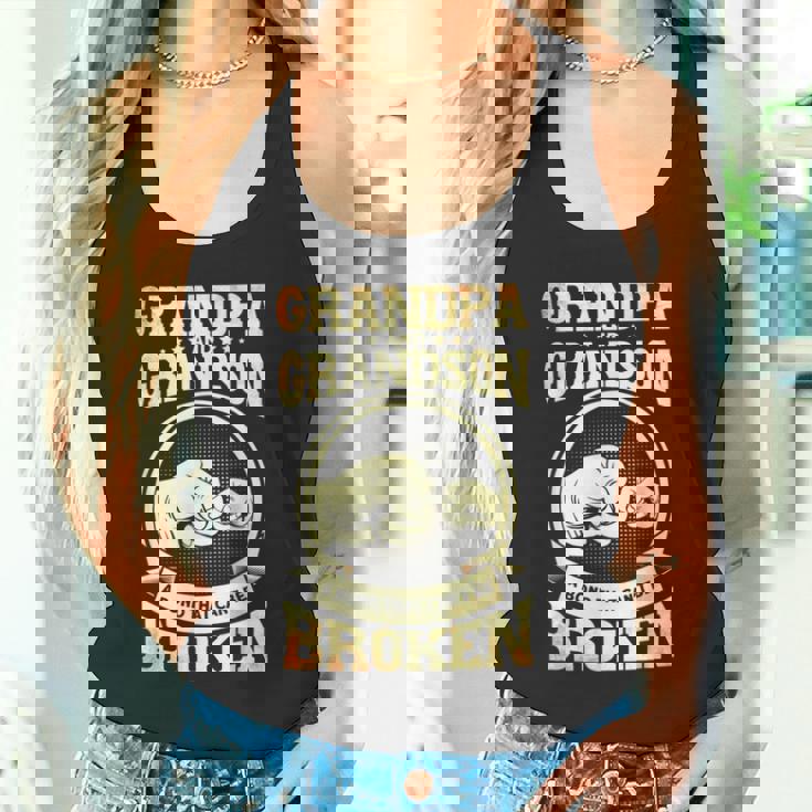 かわいいおじいちゃん 孫 おじいちゃんと孫 タンクトップ