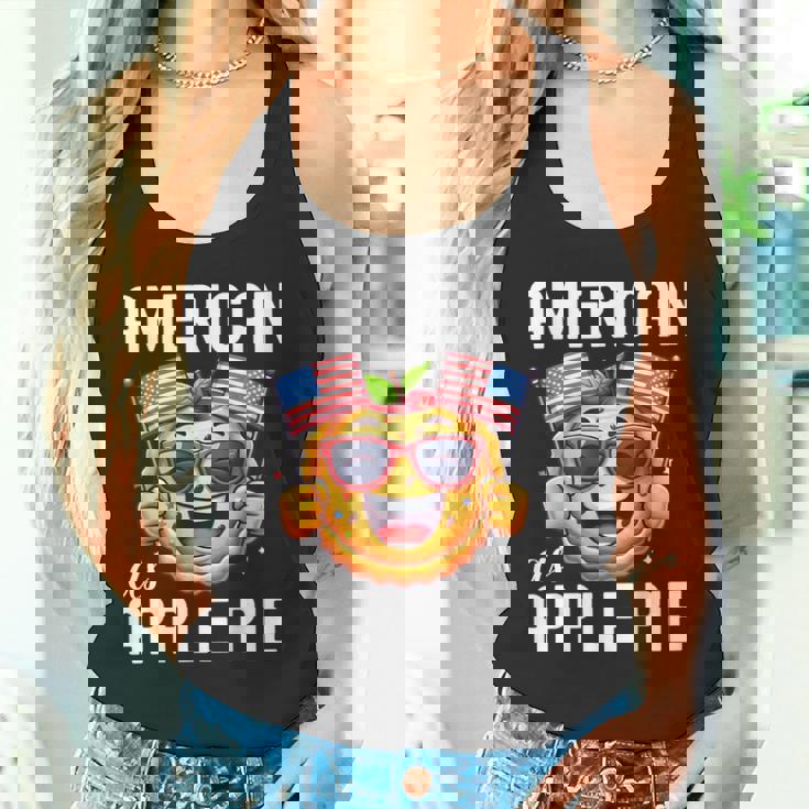 かわいいアメリカンアップルパイシャツ メンズ レディース キッズ タンクトップ