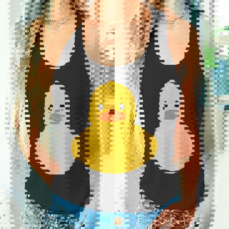 かわいいゴム製アヒルのアヒル タンクトップ