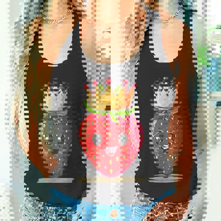 かわいいストロベリーロイヤルティで面白いタッチ。 タンクトップ