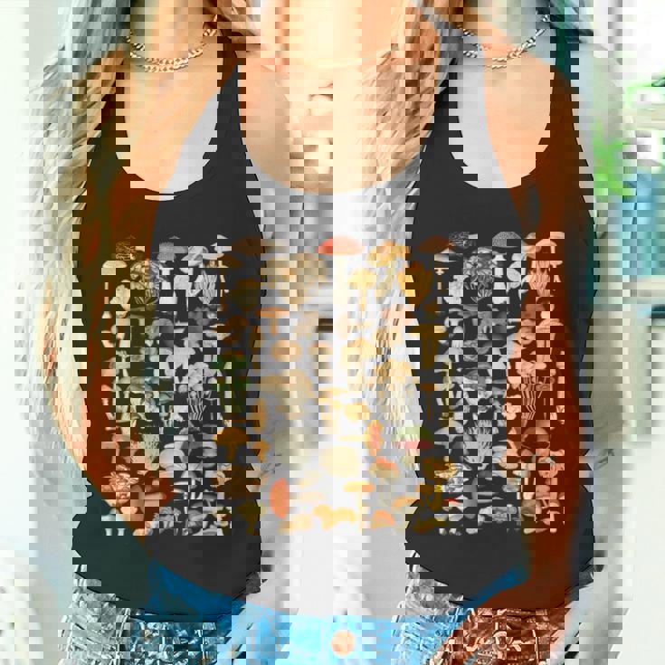 きのこシャツ菌類菌類採食きのこささやき Kinoko Koibito Gifuto タンクトップ