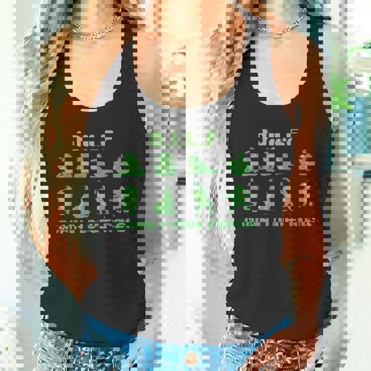 くそー私はカエルが大好きdILF タンクトップ