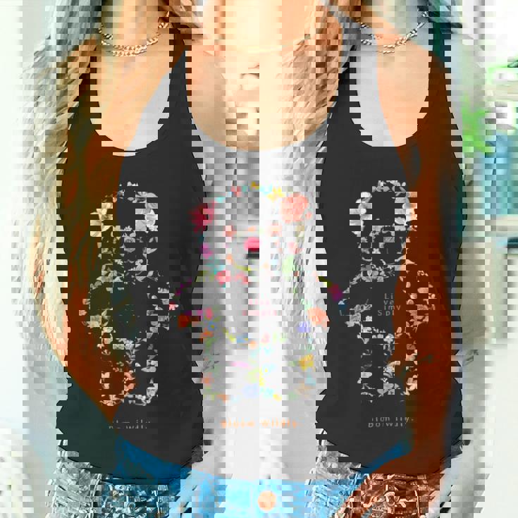 くま やさしい春 美しさのかたち シンプルに咲こう 私らしく タンクトップ