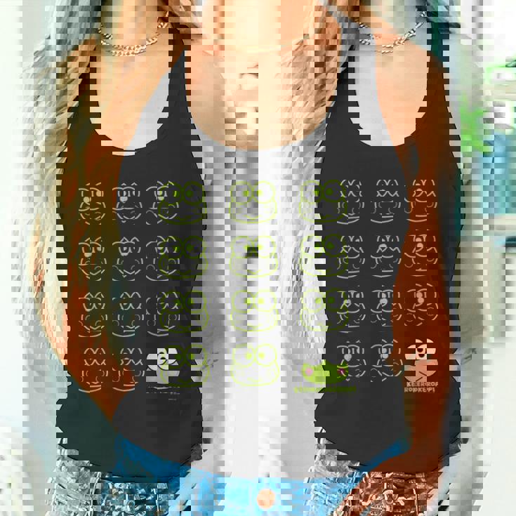 けろけろけろっぴ Usデザイン カオ タンクトップ