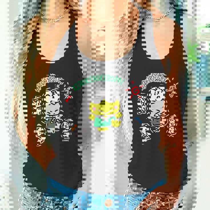 けろけろけろっぴ てるてるぼうず ダークカラー タンクトップ