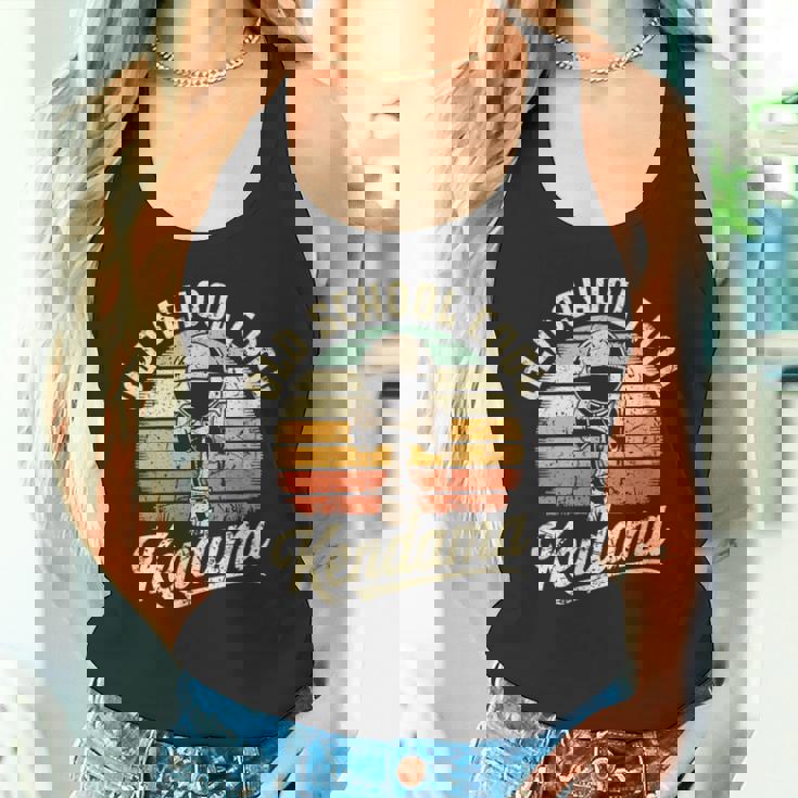 けん玉 ヴィンテージ サンセット デザイン レトロ 剣玉 スピリット オブ けん玉 タンクトップ