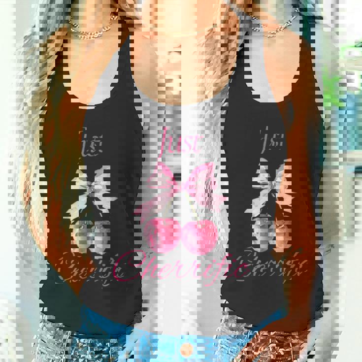 さくらんぼ かわいいチェリーピンクチェリー タンクトップ