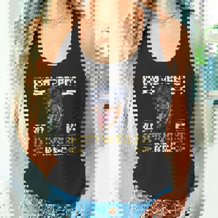 しかし、私のロットワイラーは私を愛している 犬の恋人 ロットワイラー タンクトップ