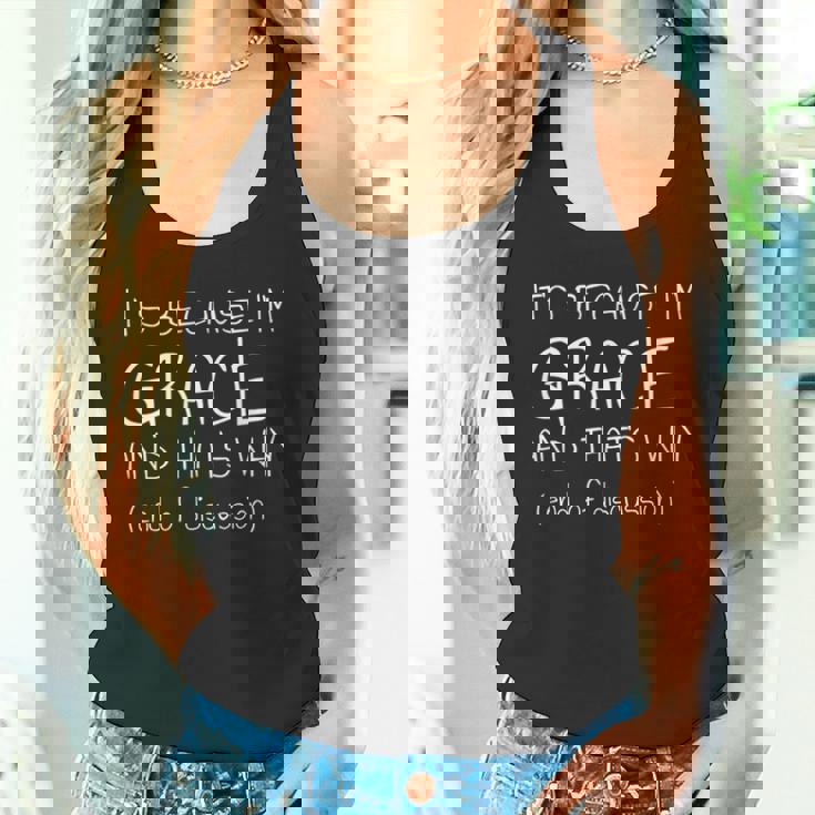 それは私がグレイシーだから、だから面白い名前だ タンクトップ