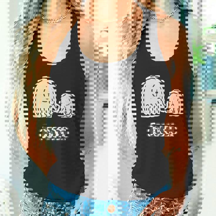 ぞうさん 親子【Paoon】象 赤ちゃん 家族 ファミリー【どうぶつフレンズ】かわいい 動物 キャラクター イラスト タンクトップ