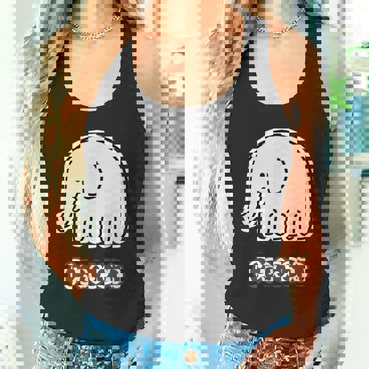 ぞうさん【Paoon】象【どうぶつフレンズ】かわいい 動物 キャラクター イラスト タンクトップ