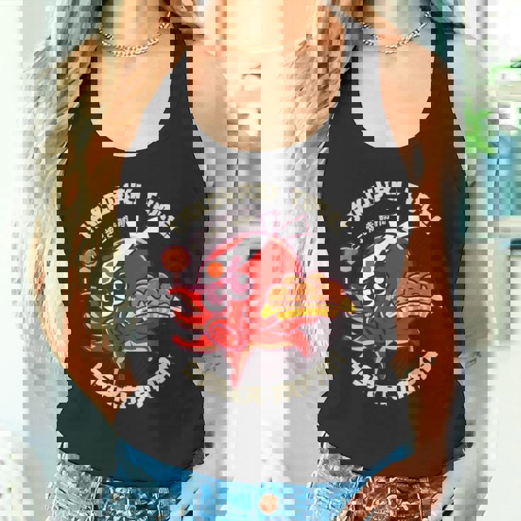 たこ焼きタイム 大阪 日本 タコスナック たこ焼き タンクトップ