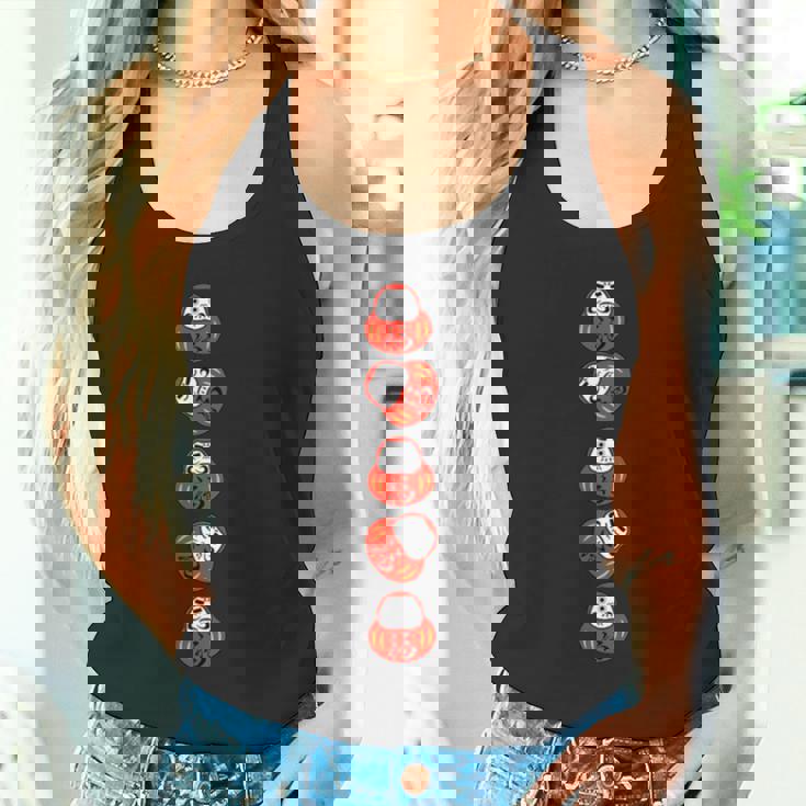 だるま 和柄 おもしろ 福 タンクトップ