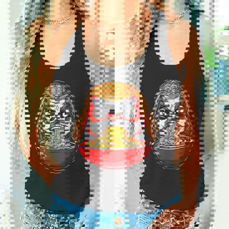 だるま人形 日本 ラーメン 和麺 タンクトップ