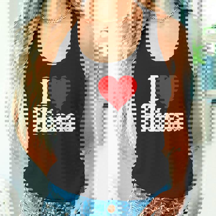 にハートのひな名前が大好き タンクトップ