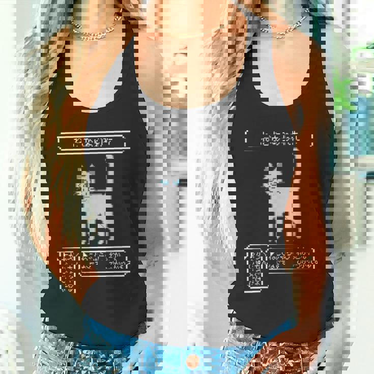 ねこがあらわれた！ 猫好き ゲーム好き ネコ飼い ネコママ 猫ママ ネコパパ 猫パパ Rpg ゲーム 猫 ねこ ネコ タンクトップ