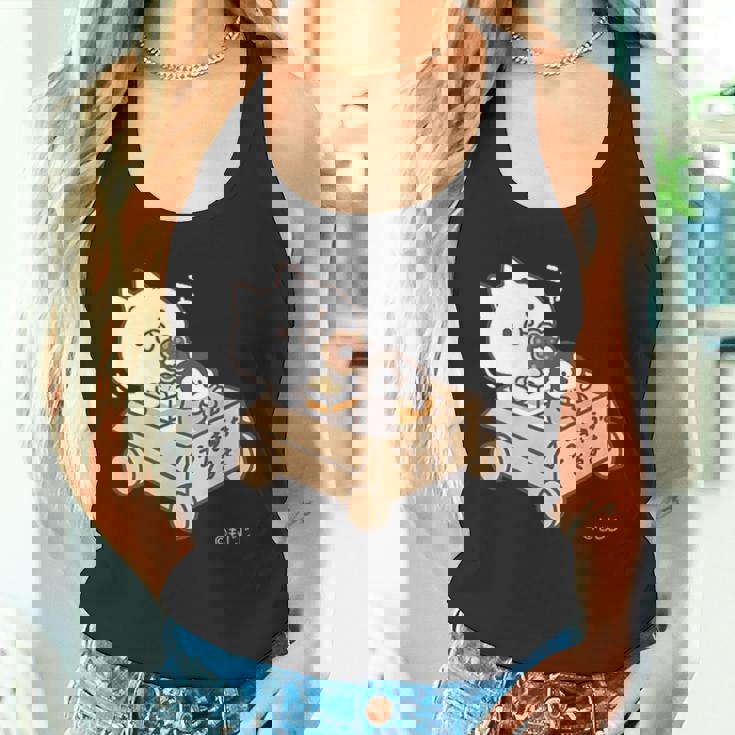 ねこぺん日和 こうきゅうなくるま ダークカラー タンクトップ