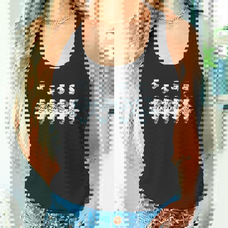 ひつじがいっぴき2 羊 ヒツジ ヤギ 不眠 安眠 数え歌 もふもふ 集団 かわいい おもしろ メンズ レディース キッズ タンクトップ