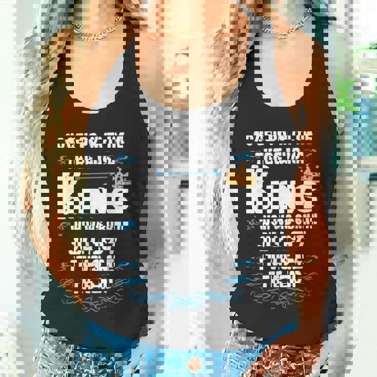 むかしむかし、王様がいました。1977年7月誕生日 タンクトップ