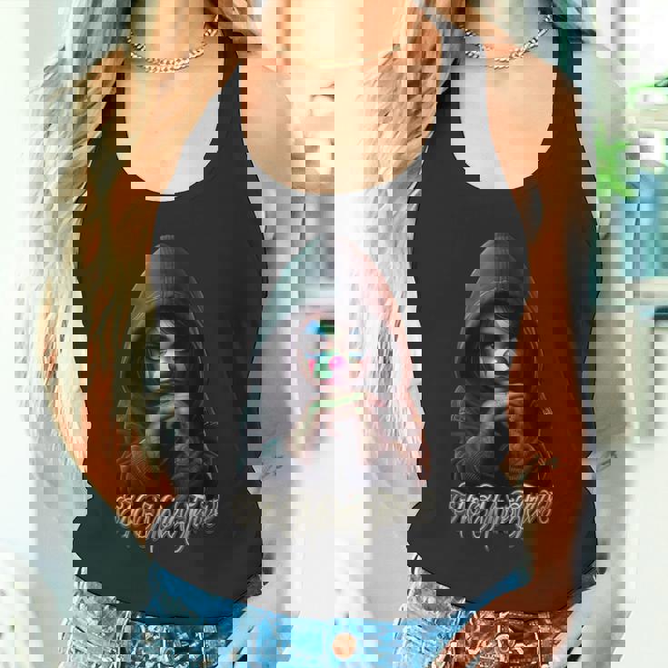 もう涙の涙のチカナタトゥーチョーラチカノピエロパヤサ No More Tears タンクトップ