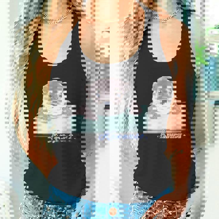 ゆるカワウソさん あそぶ？【 No2 】コツメカワウソ タンクトップ