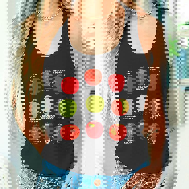 りんごの種類 りんご好き リンゴ果樹園 りんご狩り タンクトップ