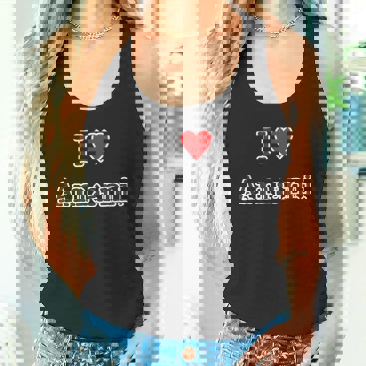 アイラブ・Amami 奄美大島（I Love ハート）【47都道府県】Jimo-T ジモティ お土産 面白い タンクトップ