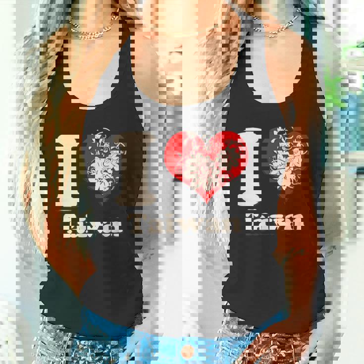 アイラブ台湾フローラル タンクトップ