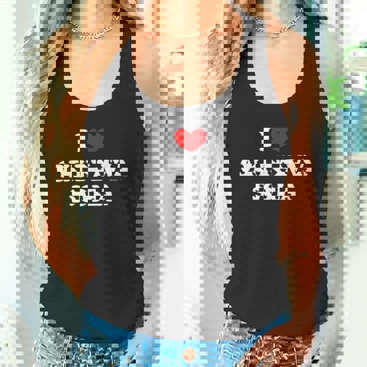 アイラブ沖縄そば アイハート 沖縄そば タンクトップ